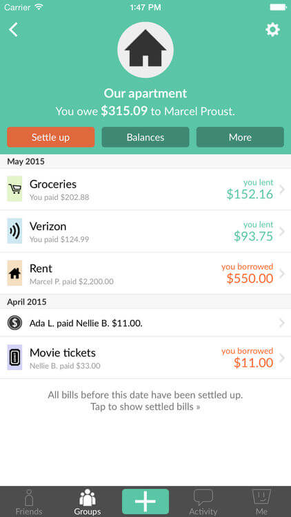 Splitwise  App Price Drops