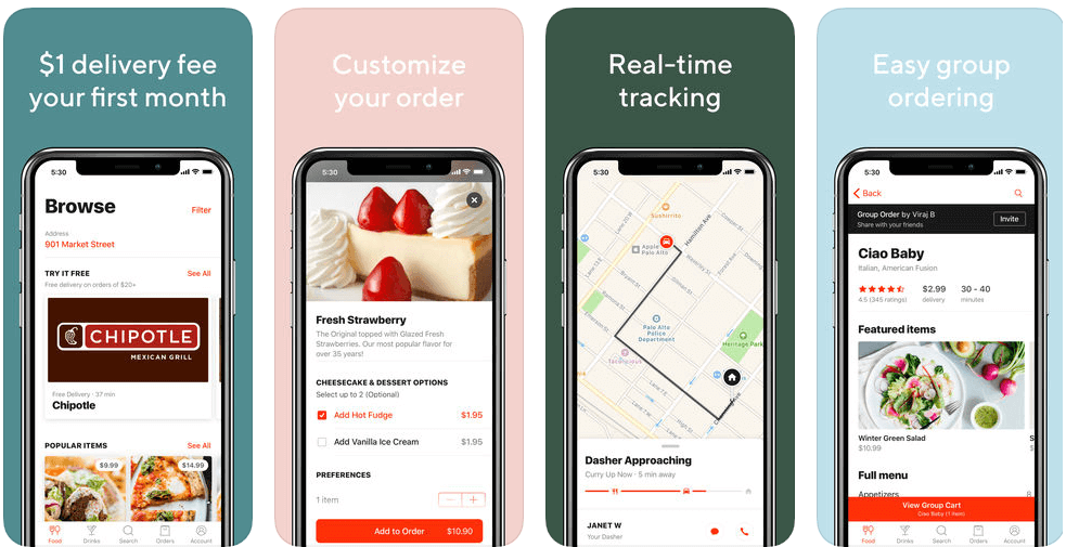 App Of The Week Doordash Quick Food Delivery Application